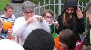 Des enfants motivés pour Halloween
