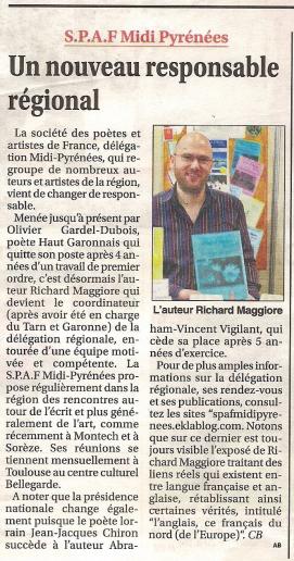 NOUVELLE ANNEE, NOUVEAUX ARTICLES!