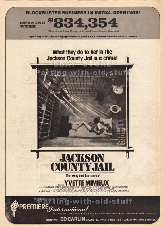 JACKSON COUNTY JAIL BOX OFFICE USA 1977