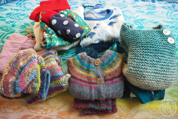Petites tenues cousues pour baby renarde