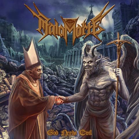 MALAMORTE - Les détails du nouvel album God Needs Evil ; "The Demons That Devour Your Soul" Lyric Video