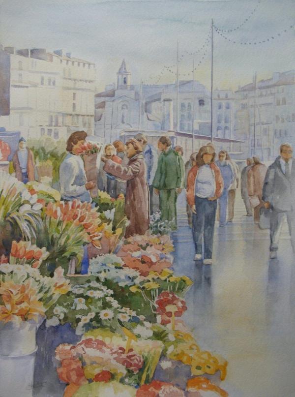 Aquarelles de : Christiane Prévost