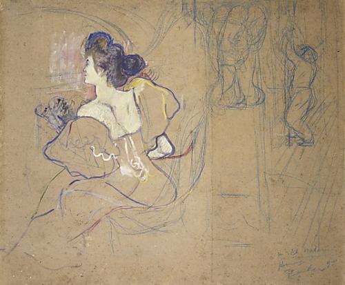 Misia par Toulouse-Lautrec