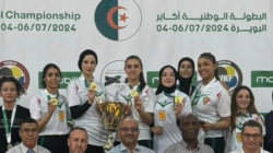 MEKKAOUI Karima en Kumité par équipes MCA Champion d'Algérie 2023-2024