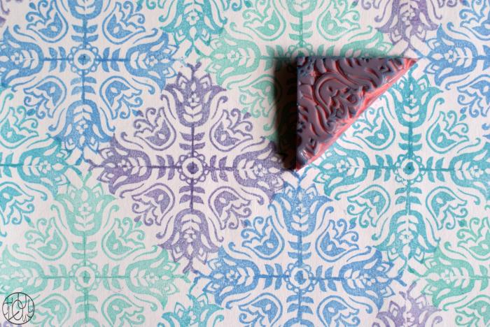A stamp a week 9/52 - Pavage de fleurs