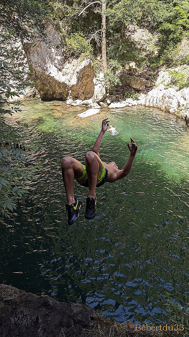 une cascade à Sospel 