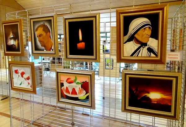 Les peintres de la Section peinture des Amis du Châtillonnais ont présenté leurs belles créations au Salon 2016