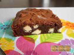 Assiette brownie tout caramel