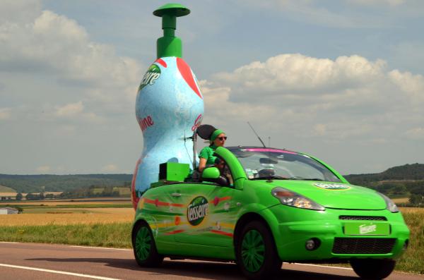 Le passage du Tour de France à Courcelles