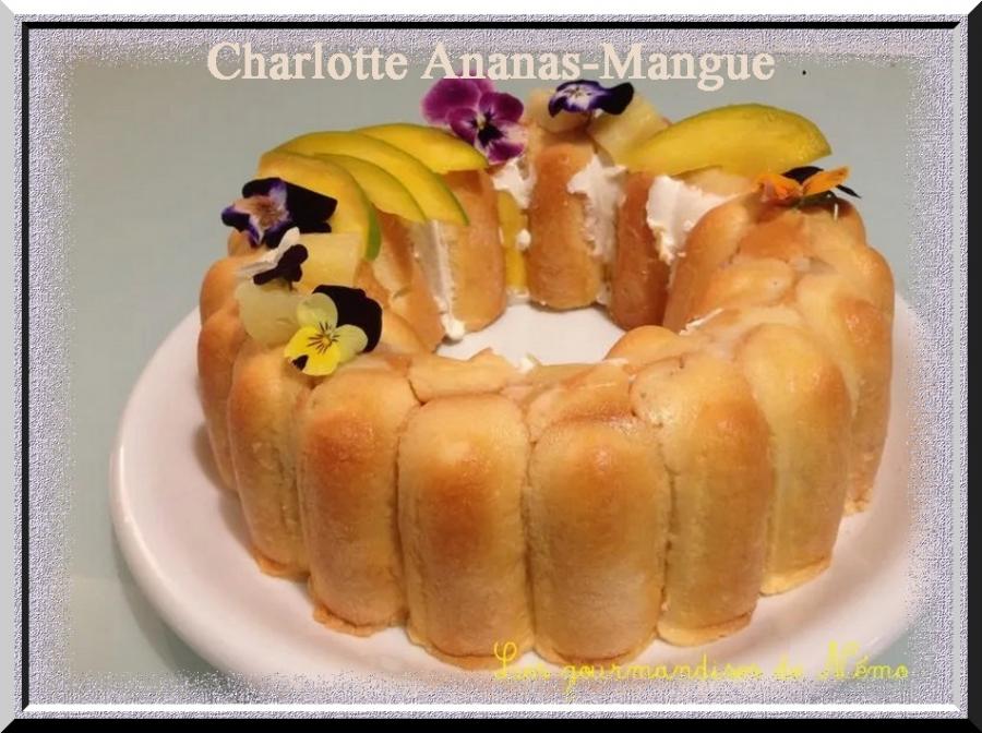 Charlotte ananas mangue