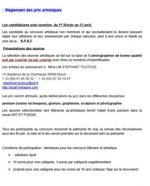 CONCOURS EN BRETAGNE