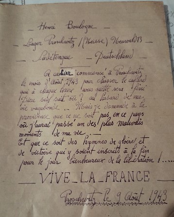 Il voulait rendre hommage à son grand-père !