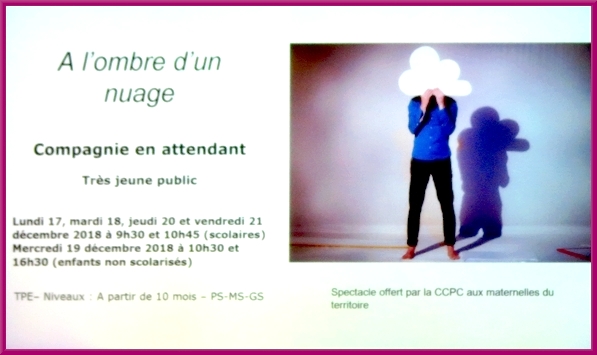 Présentation de la saison 2018-2019 jeune public, au théâtre Gaston Bernard de Châtillon sur Seine