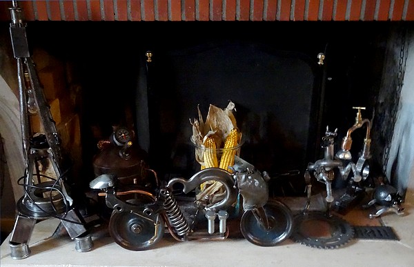 "Création Nodoise" présente des créations de toute beauté à partir de métaux récupérés...