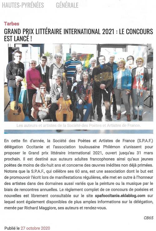 ANNONCES DU CONCOURS