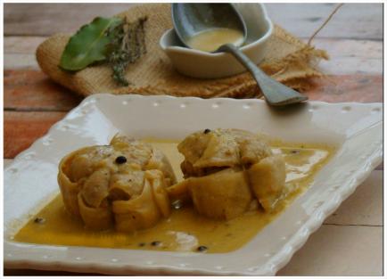PAUPIETTES DE VEAU À LA MOUTARDE