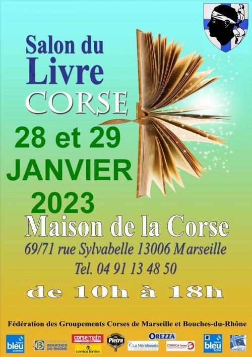 Salon du livre à la Maison de la Corse - Marseille .