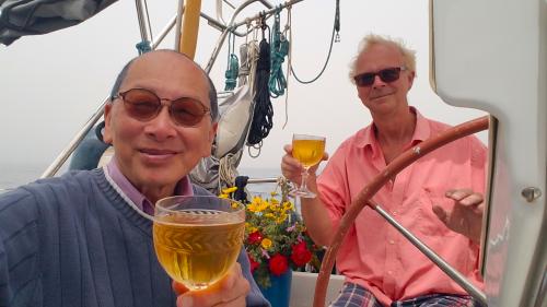 Le balcon posé sur la mer (6) entre Kάραβος et Κέα