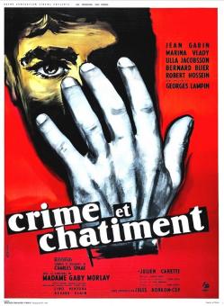 CRIME ET CHATIMENT BOX OFFICE FRANCE 1956