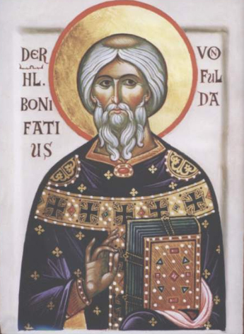 Saint Boniface. Archevêque de Mayence, martyr († 754)