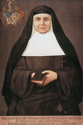 Sainte Joachima de Vedruna de Mas ou Joaquina Vedruna, fondatrice de l'institut des Carmélites de la charité († 1854)