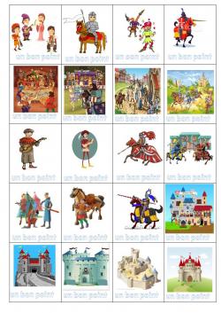 4ème ESCALE DANS LE TEMPS: LE MOYEN AGE ET LES CHEVALIERS