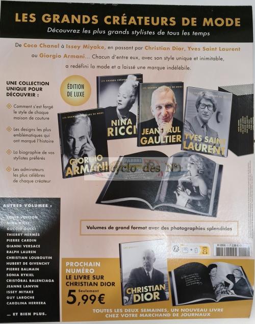 N° 1 Les grands créateurs de mode
