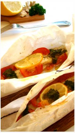 FILETS DE SOLE EN PAPILLOTE