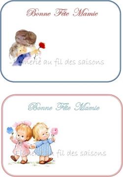 Fête des Mamies ! cartonnettes ...