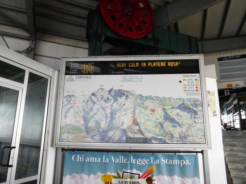 28/02/2018 Ski à Valtournenche/ Cervinia Val d'Aoste Ao Italie 