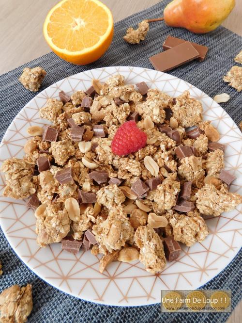 Granola crunchy aux cacahuètes