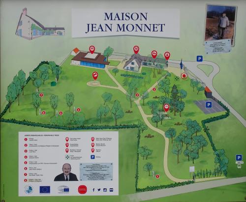 La maison de Jean Monnet, à Bazoches-sur-Guyonne (Yvelines)