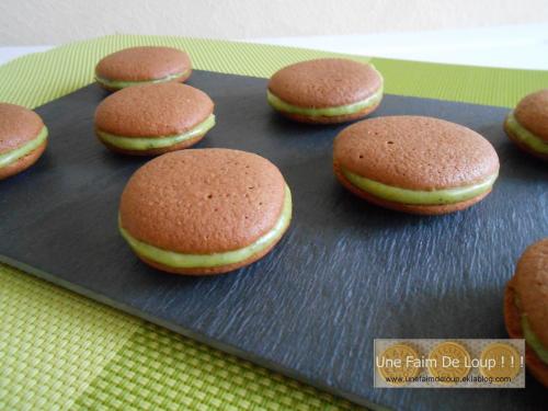 Whoopies pies à la pistache
