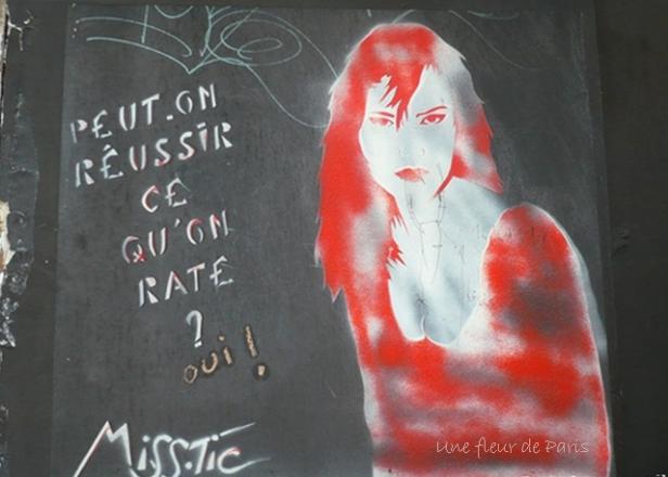 Art urbain : Miss.Tic