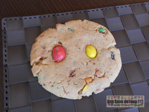 Cookies m&m's et beurre de cacahuète