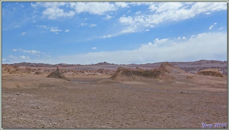 15/03/2022 matinée : suite de notre visite de Vallecito en allant vers un point de vue surplombant l'ensemble de la région  - Cordillera de la Sal - San Pedro de Atacama - Chili