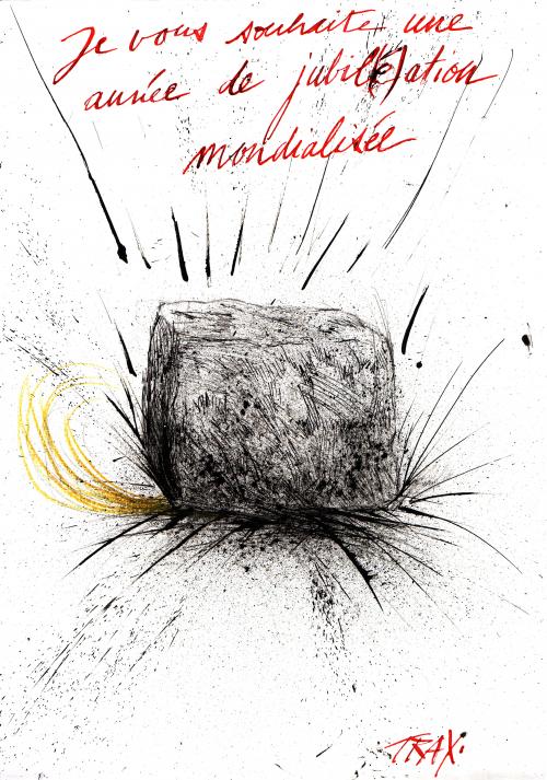 50 ans jubilé jubilation mai 68 Nouvel an meilleurs voeux bonne année