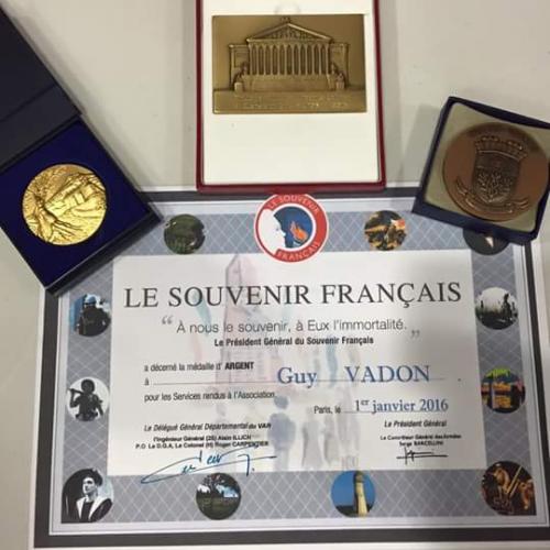 * Félicitations à Monsieur Guy VADON au moment de ses aurevoirs...