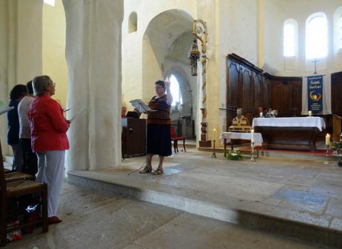 Les Vêpres à l'église Saint Vorles en juin 2013...