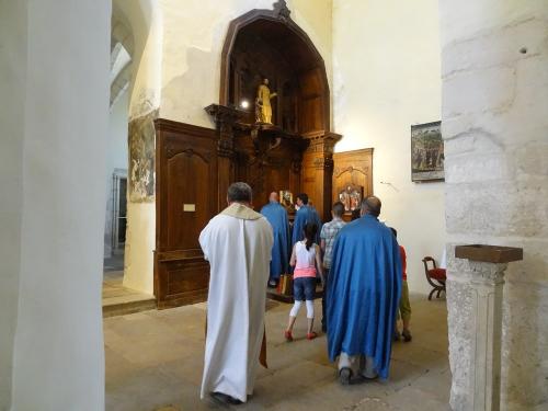 Les Vêpres à l'église Saint Vorles en juin 2013...