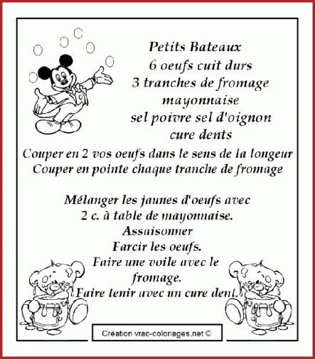 Recettes Pour Enfants.