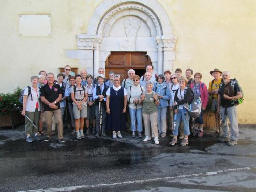 25 JUILLET 2016 MARCHE DE COMPOSTELLE: De RIBIERS à SISTERON