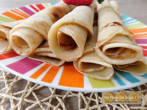 Crêpes "diet" sans lait ni œuf  