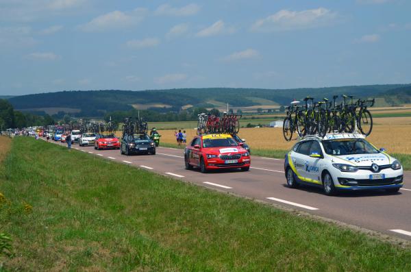 Le passage du Tour de France à Courcelles