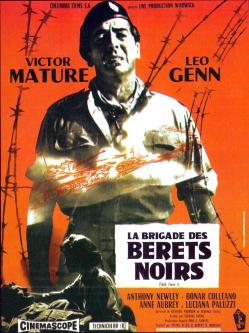 LA BRIGADE DES BERETS NOIRS BOX OFFICE FRANCE 1958