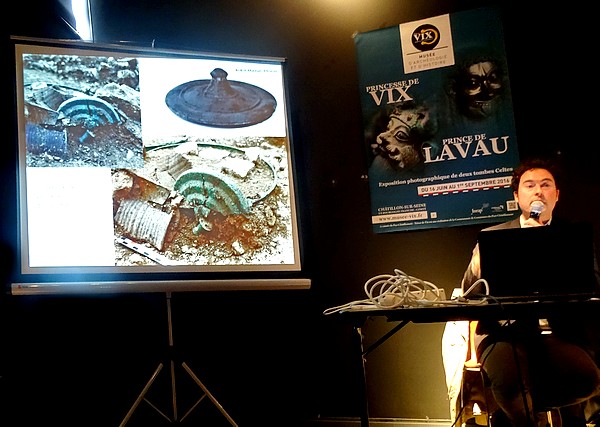 "Le prince de Lavau" une conférence de Bastien Dupuis, archéologue à l'I.N.R.A.P, proposée par les Amis du Musée du Pays Châtillonnais-Trésor de Vix