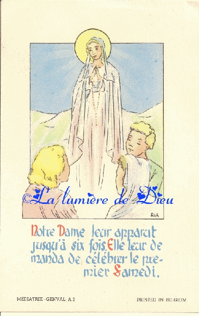 Fatima (Lucie dos Santos, Francesco Marto, Jacinta Marto) : Notre-Dame du Très-Saint Rosaire