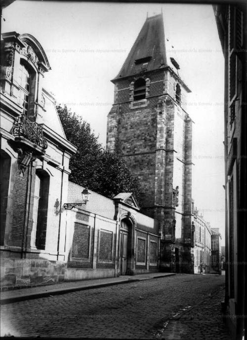 Le beffroi de Ham (1912) (portail.ad80.mnesys.fr)