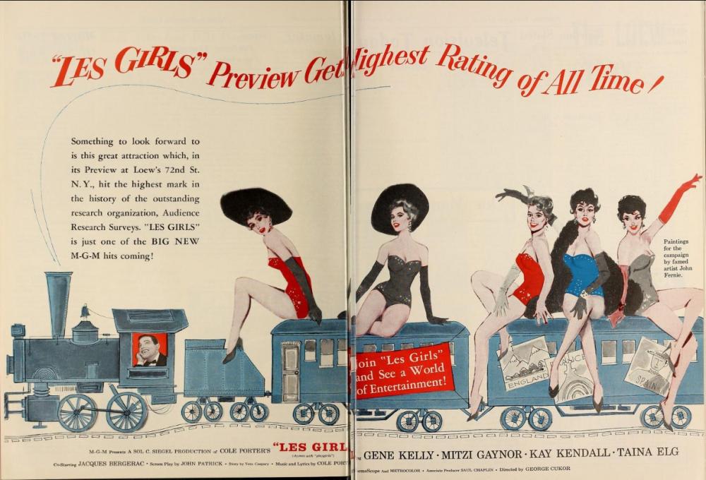 LES GIRLS BOX OFFICE USA 1957