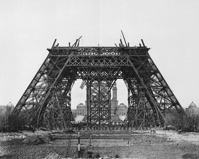 histoire tour eiffel  contruction 1888